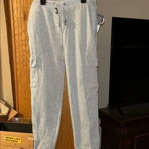 Children's Heather Gray Joggers with Cargo Pockets